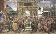 Sandro Botticelli Punishment of the Rebels (mk36) Sweden oil painting artist